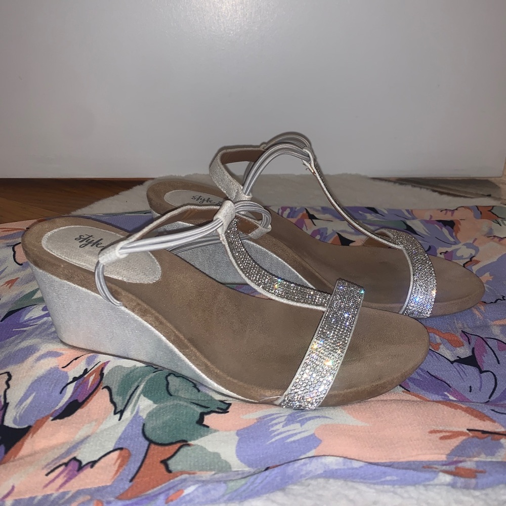 Style&Co MULAN WEDGE SPARKLE SHIMMER LIKE TAYLOR SWIFT